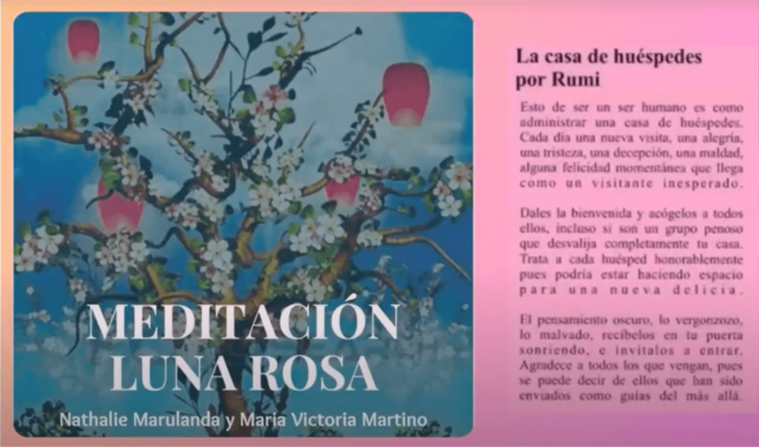 Meditación de la Rosa, Luna llena de abril