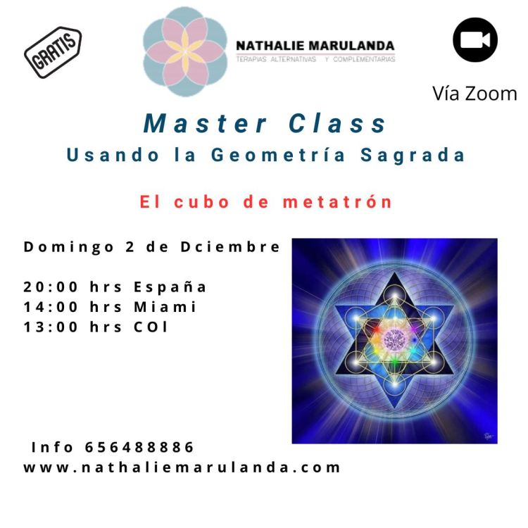 Masterclass Geometría Sagrada Cubo Metatrón